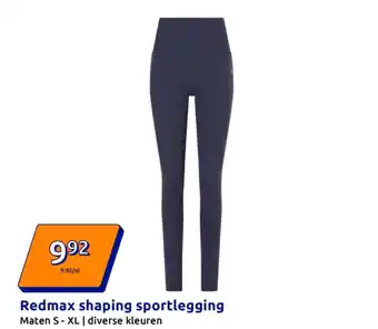 Action Redmax shaping sportlegging aanbieding