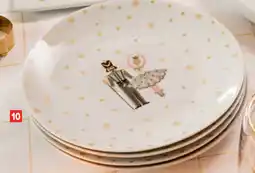 Carrefour Set van 4 Dessertborden aanbieding