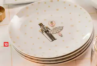 Carrefour Set van 4 Dessertborden aanbieding