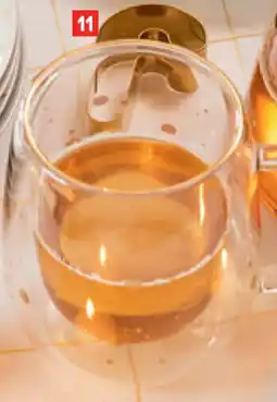 Carrefour Dubbelwandige Glazen Kop aanbieding