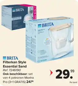 Carrefour Brita Filterkan Style Essential Sand aanbieding