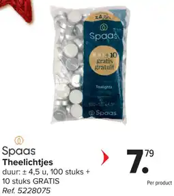 Carrefour Spaas Theelichtjes aanbieding