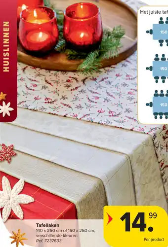 Carrefour Tafellaken aanbieding