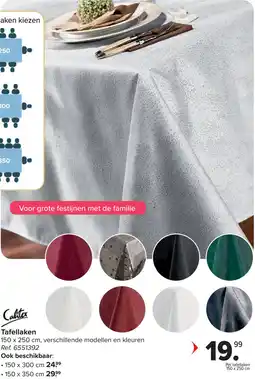 Carrefour Calitex Tafellaken aanbieding