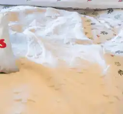 Carrefour Plaid met Kerstboommotief in Relief, in Imitatiebont aanbieding