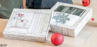 Carrefour Doos met 2 Keukenhanddoeken aanbieding