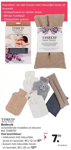 Carrefour Tiseco Home Studio Bedkruik aanbieding