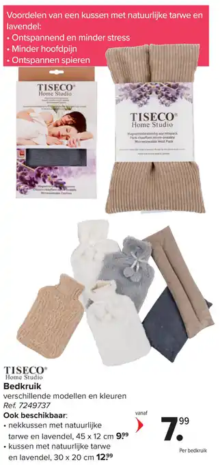 Carrefour Tiseco Home Studio Bedkruik aanbieding