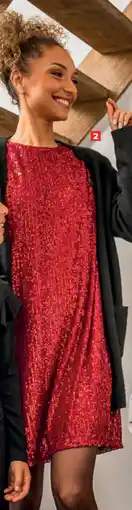 Carrefour Glitterjurk voor Dames aanbieding