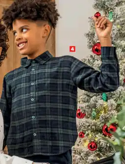 Carrefour Flanellen Geruit Hemd voor Jongens aanbieding