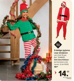 Carrefour 2 Delige Pyjama voor Kinderen aanbieding