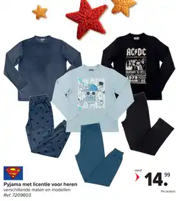 Carrefour Pyjama met Licentie voor Heren aanbieding