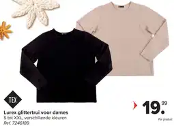 Carrefour Lurex Glittertrui voor Dames aanbieding
