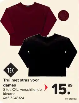 Carrefour Trui met stras voor dames aanbieding