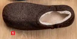 Carrefour Fleece pantoffels voor heren aanbieding