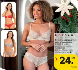 Carrefour Morgan Beha met Voorgevormde Cups of Beugelbeha aanbieding