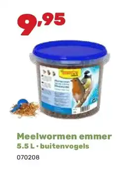 Happyland Meelwormen emmer 5.5 L • buitenvogels aanbieding