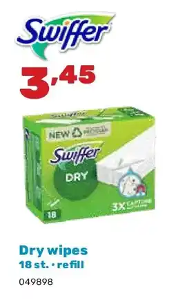 Happyland Dry wipes 18 st. • refill aanbieding