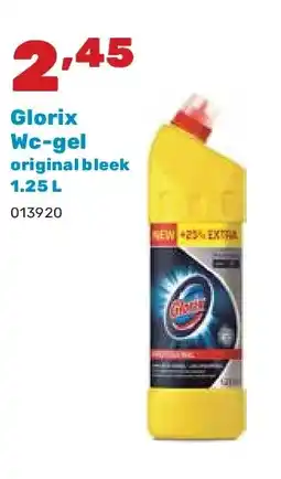 Happyland Glorix Wc-gel original bleek 1.25 L aanbieding