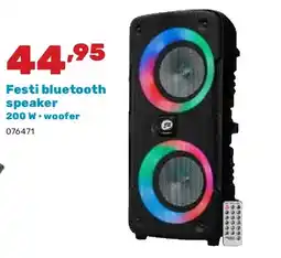 Happyland Festi bluetooth speaker 200 W • woofer aanbieding