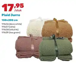 Happyland Plaid Jurre 150x200 cm aanbieding