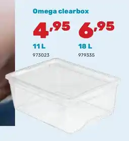Happyland Omega clearbox 11 L aanbieding