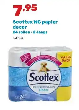 Happyland Scottex WC papier decor 24 rollen • 2-laags aanbieding