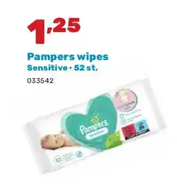 Happyland Pampers wipes Sensitive • 52 st aanbieding