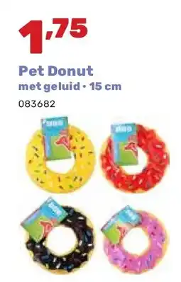 Happyland Pet Donut met geluid • 15 cm aanbieding