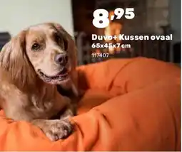 Happyland Duvo+ Kussen ovaal 65x45x7 cm aanbieding