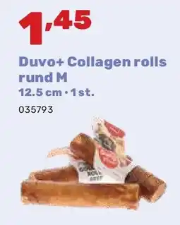 Happyland Duvo+ Collagen rolls rund M 12.5 cm • 1 st aanbieding