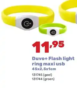 Happyland Duvo+ Flash light ring maxi usb 45x2,5x1cm aanbieding