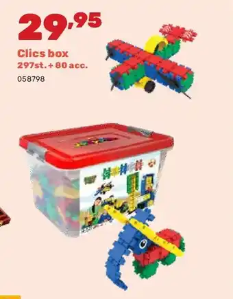Happyland Clics box 297st. + 80 acc aanbieding