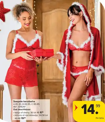 Carrefour Soepele kerstbeha aanbieding