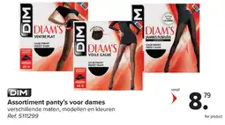 Carrefour DIM Assortiment panty's voor dames aanbieding