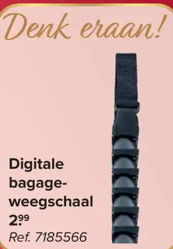 Carrefour Digitale bagage weegschaal aanbieding