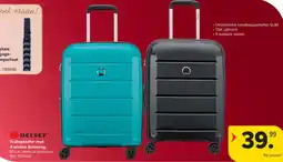 Carrefour Delsey Trolleykoffer met 4 wielen Binalong aanbieding