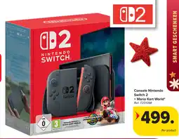 Carrefour Console Nintendo Switch 2 + Mario Kart World aanbieding