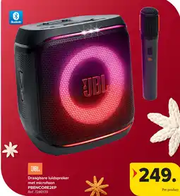 Carrefour JBL Draagbare luidspreker met microfoon PBENCORE2EP aanbieding