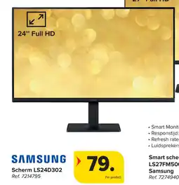Carrefour Samsung Scherm LS24D302 aanbieding