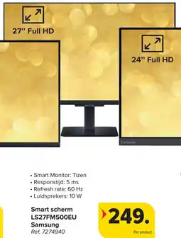 Carrefour Samsung Smart scherm LS27FM50OEU aanbieding