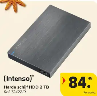 Carrefour Intenso Harde schijf HDD 2 TB aanbieding