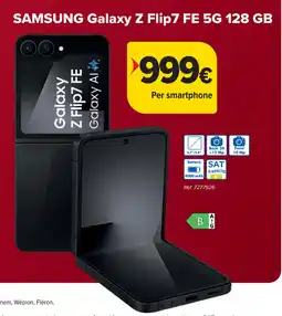 Carrefour SAMSUNG Galaxy Z Flip7 FE 5G 128 GB aanbieding