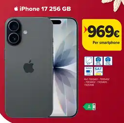 Carrefour iPhone smartphone 17 256 GB aanbieding