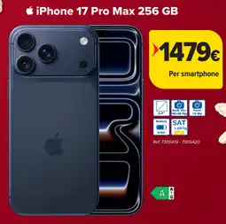Carrefour iPhone smartphone 17 Pro Max 256 GB aanbieding