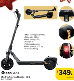 Carrefour Segway Elektrische step Ninebot E3 E aanbieding