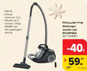 Rowenta Stofzuiger zonder zak RO2915EA