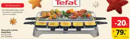 Carrefour Tefal Steengrill-raclette PR457B12 aanbieding