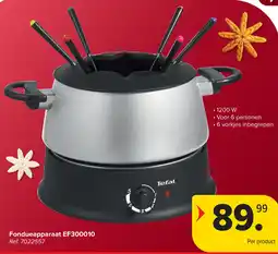 Carrefour Tefal Fondueapparaat EF300010 aanbieding