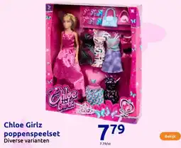 Action Chloe Girlz poppenspeelset aanbieding